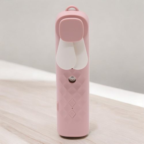 Rosa Mini Luftbefeuchter Ventilator - USB Ladung