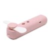 Rosa Mini Luftbefeuchter Ventilator - USB Ladung