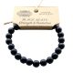 Energetische Armbänder- Schwarzer Achat