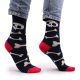 Hop Hare Bambus-Socken – Totenköpfe und Knochen