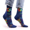 Hop Hare Bambus-Socken – Regenbogen-Chakra