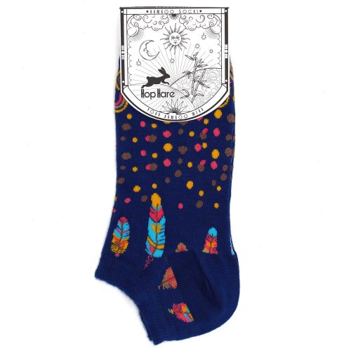 Hop Hare Bambus-Socken (S/M) – Indianerfedern