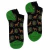 Hop Hare Bambus-Socken (S/M) – Mitternachtswolf