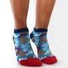 Hop Hare Bambus-Socken (S/M) – Geheimnisvolle Augen und Hamsa