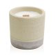Sojakerzen aus Beton - Beige - Kaffee
