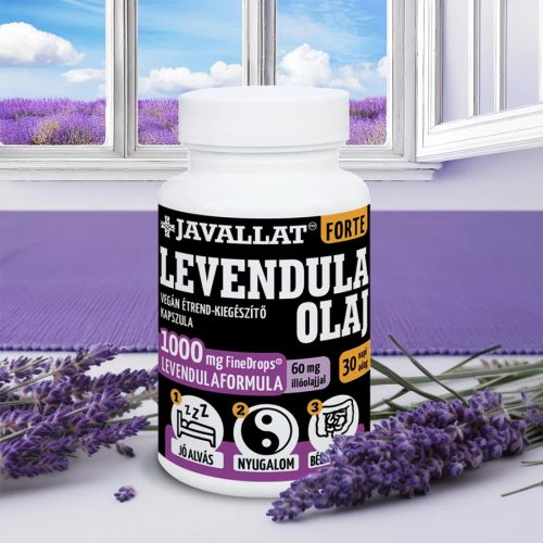 Lavendelölkapseln 60 Stück – Javallat® Forte