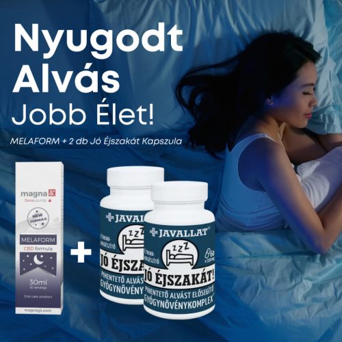 Schlafunterstützendes Komplettpaket – Melaform CBD-Öl mit Melatonin & Gute Nacht Kapseln