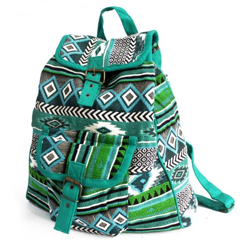 Ethno-Rucksack – Teal