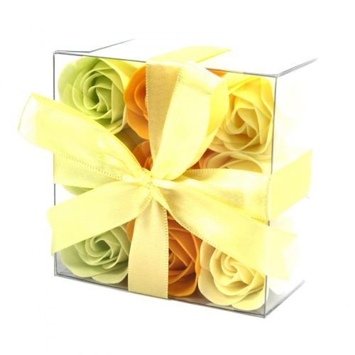 9 Stück Seifenblumen Set - Frühlingtsrosen