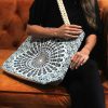 Mandala Tasche mit Kordelzug - Blau und Lila