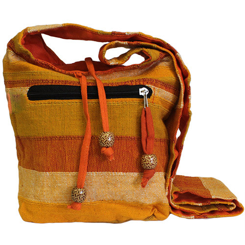 Nepalische Umhängetasche – Orange