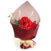 Stehendes Seifenblumen-Bouquet - Rot