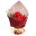 Stehendes Seifenblumen-Bouquet - Rot