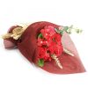 Stehendes Seifenblumen-Bouquet - Rot